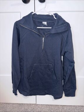 Half-Zip Pullover Sweatshirt - Navy